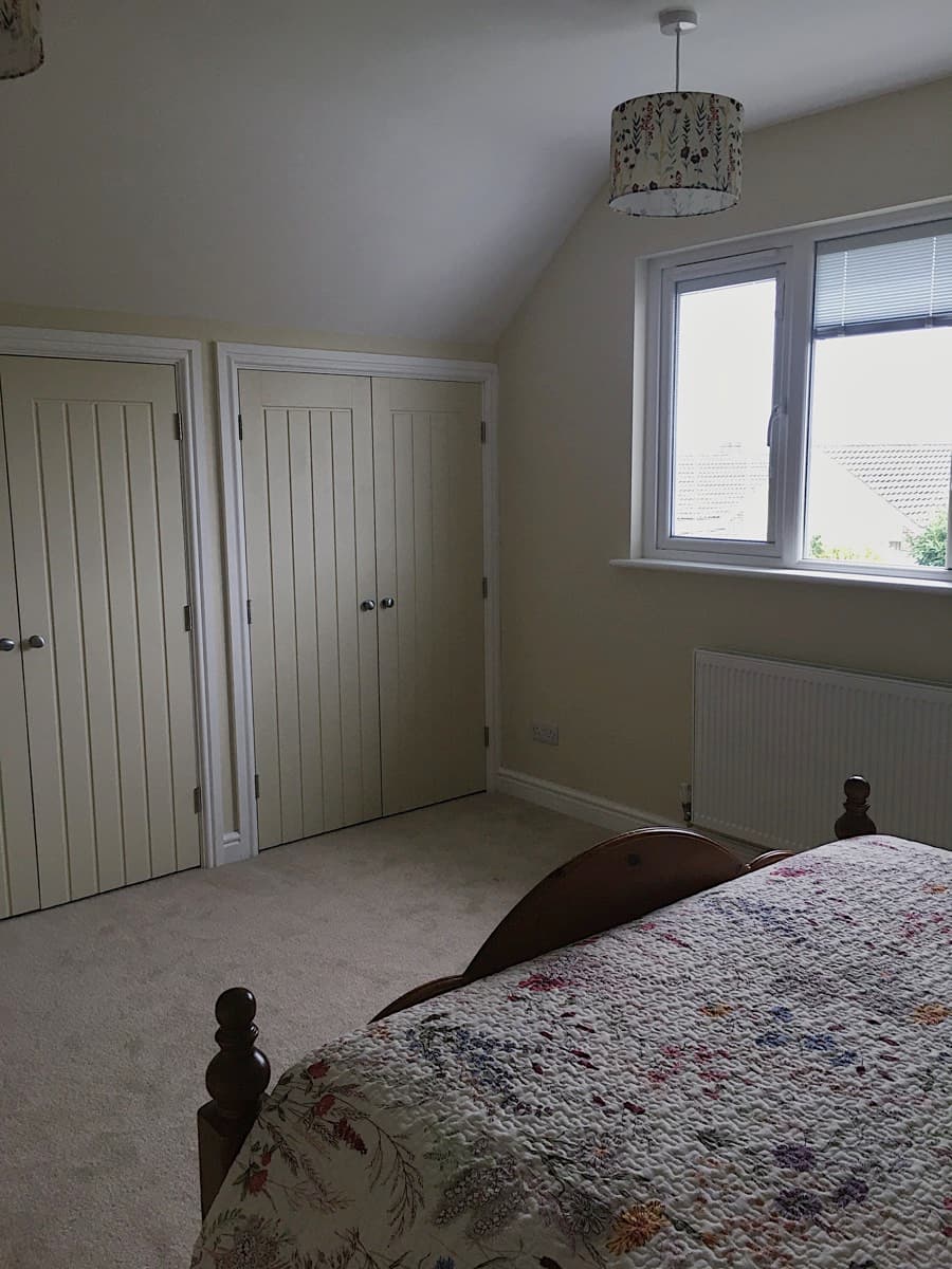 Loft conversion interior with natural light